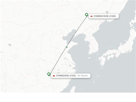 長春到長沙飛機多久?航空旅行的時刻與距離